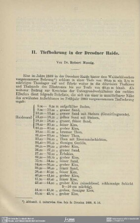 Tiefbohrung in der Dresdner Haide