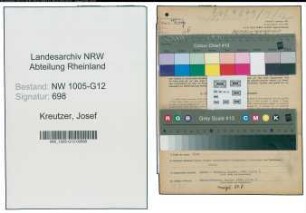 Entnazifizierung Josef Kreutzer , geb. 14.05.1885 (Elektriker)