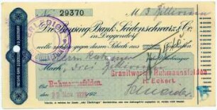 Geldschein / Notgeld, 3 Billionen Mark, 22.11.1923