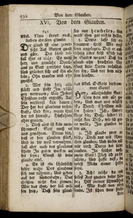 XVI. Von dem Glauben. - XXI. Von der Verläugnung sein selbst und der Welt.