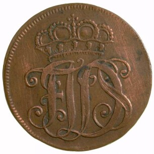 Münze, 2 Pfennig, 1752