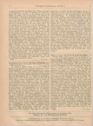 72 [Rezension] Ihmels, Ludwig, Aus der Zeit, für die Zeit und Ewigkeit. Ein Jahrgang Predigten