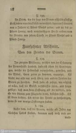 Funfzehnter Abschnitt. Von den Feinden der Bienen