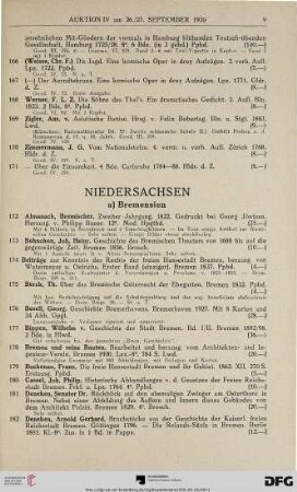 Niedersachsen (Nr. 172-267)