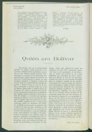 Quién era Bolívar