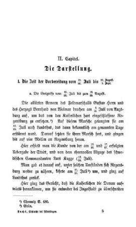 II. Kapitel. Die Darstellung.