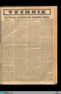 Karlsruher Tagblatt, Technik