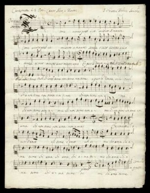 (Canto, Alto, Tenore) O s´io potessi amar