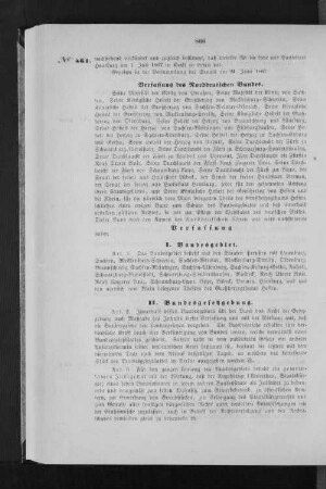 II. Bundesgesetzgebung.