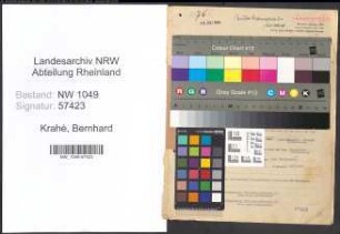 Entnazifizierung Bernhard Krahé , geb. 23.06.1888 (Transportunternehmer)