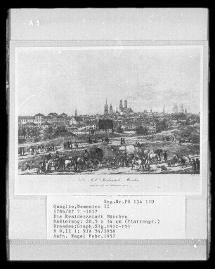 Domenico Quaglio: Die Residenzstadt München