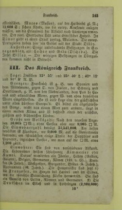 III. Das Königreich Frankreich