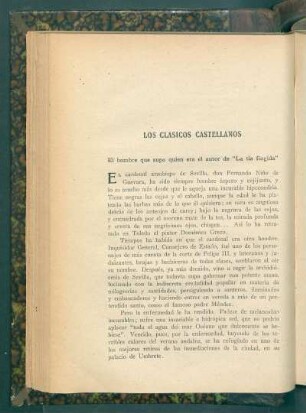 Los clásicos castellanos