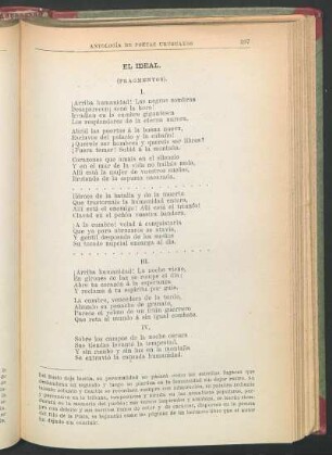 El ideal. : (Fragmentos).