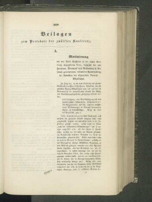 Beilagen zum Protokoll der zwölften Konferenz.