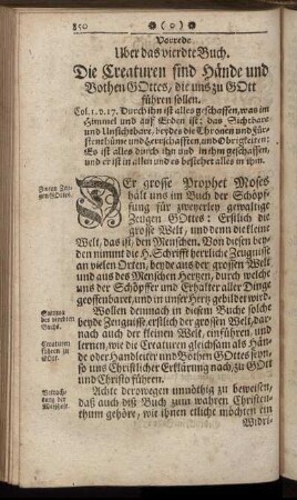 Vorrede Uber das vierdte Buch.