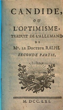 Candide, ou lóptimisme, 2.
