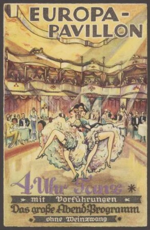 Ansichtskarte Europa-Pavillon, Stresemannstraße