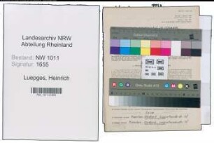 Entnazifizierung Heinrich Luepges , geb. 11.12.1912 (Putzer)