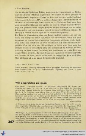 Wir empfehlen zu lesen.