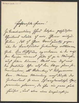 Brief an B. Schott's Söhne : 01.12.1906