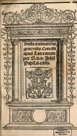Bulla intimationis generalis Concilii apud Lateranum