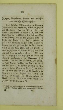 Jazyger, Roxolanen, Alanen und verschiedene deutsche Voelkerschaften