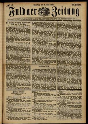 Ausgabe vom Dienstag, den 09. Mai 1893.