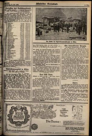 Zweite Ausgabe vom Donnerstag, den 28. November 1929.