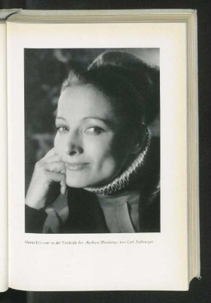 Maria Wimmer in der Titelrolle der "Barbara Blomberg" von Carl Zuckmayer