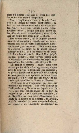 Convention Nationale. Adresse Des Députés Du peuple Belge A La Convention Nationale De La République Française, Avec La Réponse Du Président : Du Mardi 4 Décemb. 1792