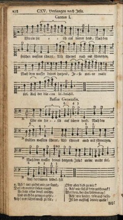 CXV. Verlangen nach Jesu. - CXXXIV. Sig in Jesu.