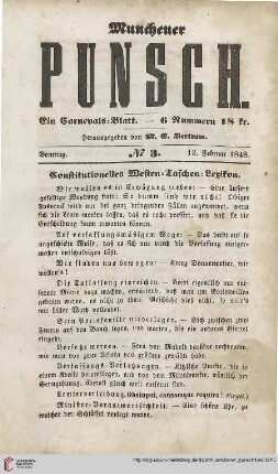 No. 3 (13. Februar 1848)