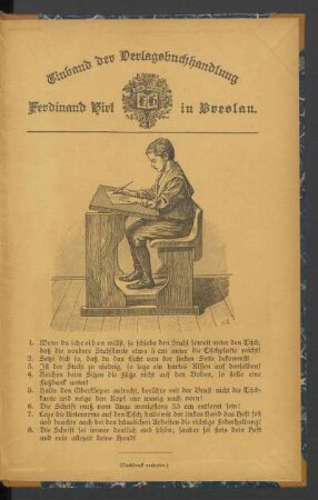 Einband der Verlagsbuchhandlung