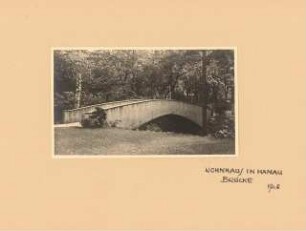 Haus Krämer, Nussallee, Hanau: Ansicht Brücke