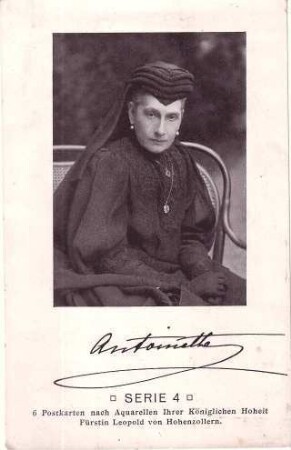 Antoinette [von Hohenzollern]