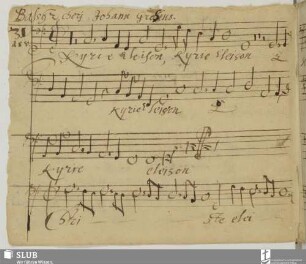 [Groh, Johann:] Missa