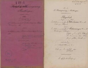 Ortsarmenverband Dettenhausen, OA Tübingen, gegen den Ortsarmenverband Unterensingen, OA Nürtingen (Erstattung von Unterstützungsaufwand für die Kinder der ledigen Rosine Löffler von Dettenhausen)
