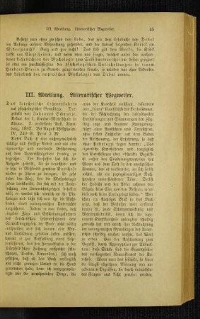 Litterarischer Wegweiser