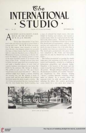 A country gentleman's farm-house on the Hudson