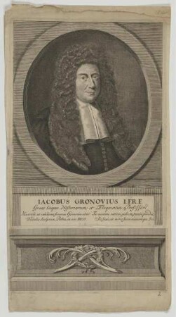 Bildnis des Iacobus Gronovius