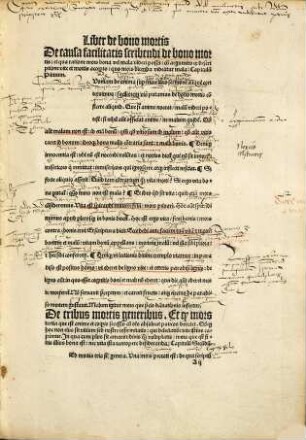 Divi Ambrosii Episcopi Liber de bono mortis : in quo mortem non esse malam sed bonam ...