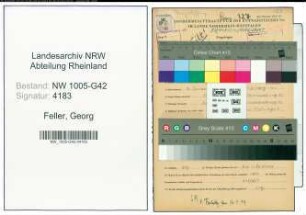 Entnazifizierung Georg Feller , geb. 03.01.1911 (Polier)