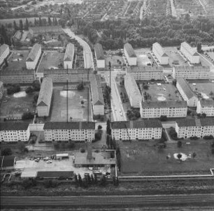 Wohnsiedlung in Senftenberg : Blickrichtung Südosten