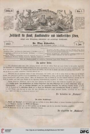 Nr. 1 (1. Januar 1857)