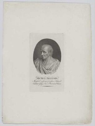 Bildnis des Michel Adanson