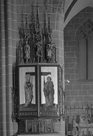 Liebfrauenaltar — Heiligenfiguren