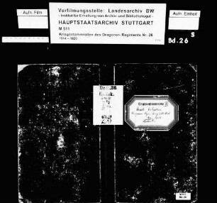 Kriegsstammrolle der Wirtschafts-Ersatz-Eskadron