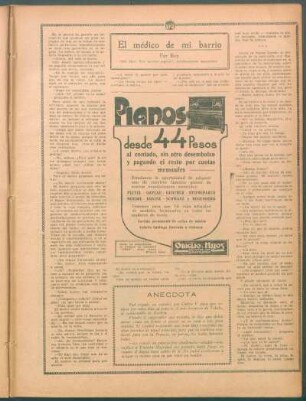 El médico de mi barrio : (Del libro "Las parejas negras", recientemente aparecido)