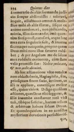 294-301, Ab hac aestimatione vitae occultae non ...